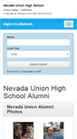 Mobile Screenshot of nevadaunionhighschool.org